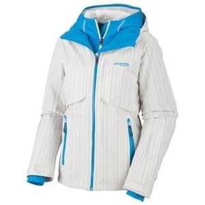 COLUMBIA  3IN1 INTERCHANGE DOUBLE BACK OMNI-HEAT JACKET SIZE XL